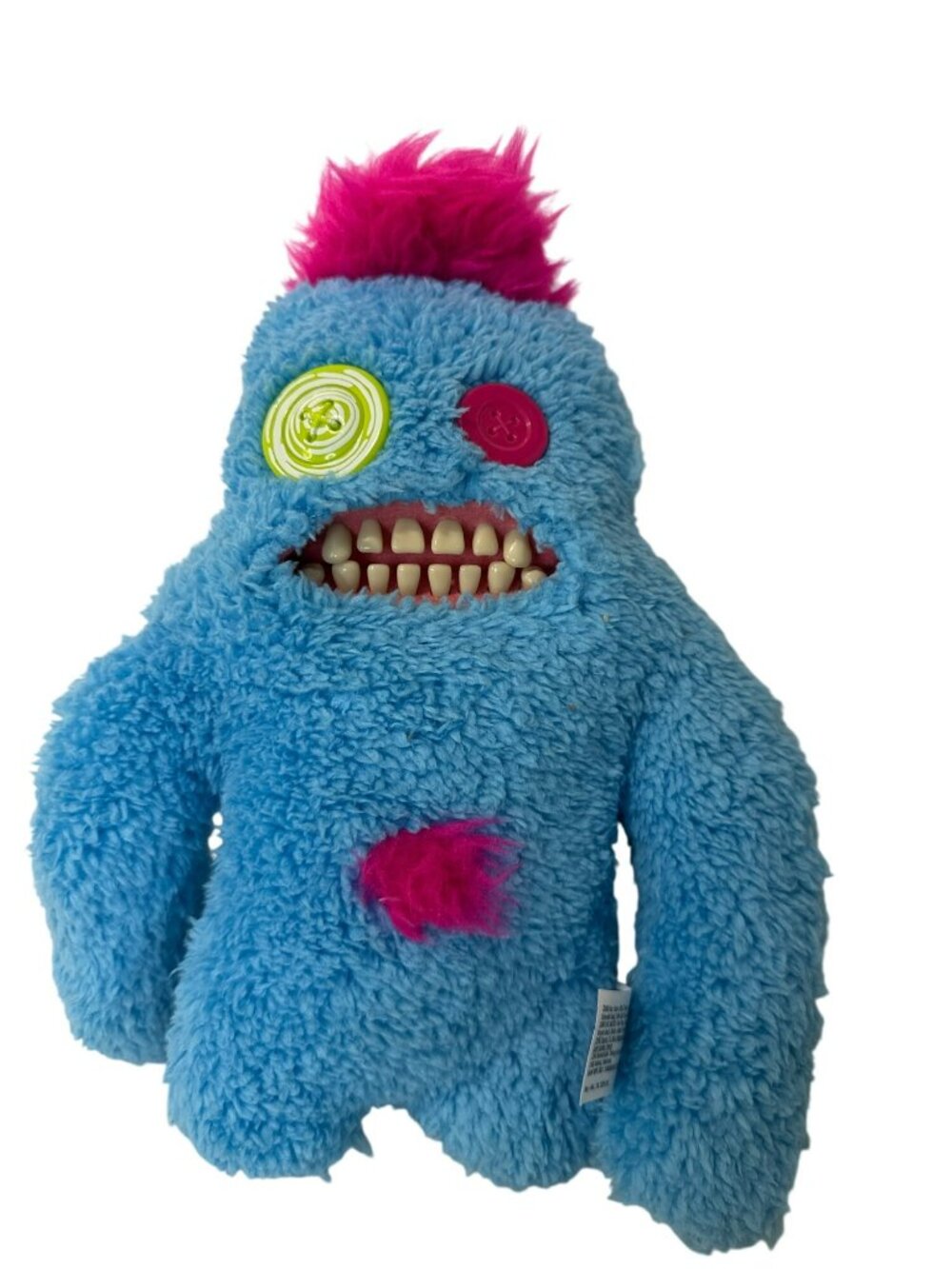 Fuggler 9" Hairy Fuggs Sasquoosh Blue Funny Ugly Monster by Zuru Stuffed Toy